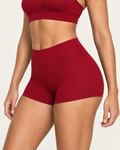 Sculptured Shorts • Cherry Red