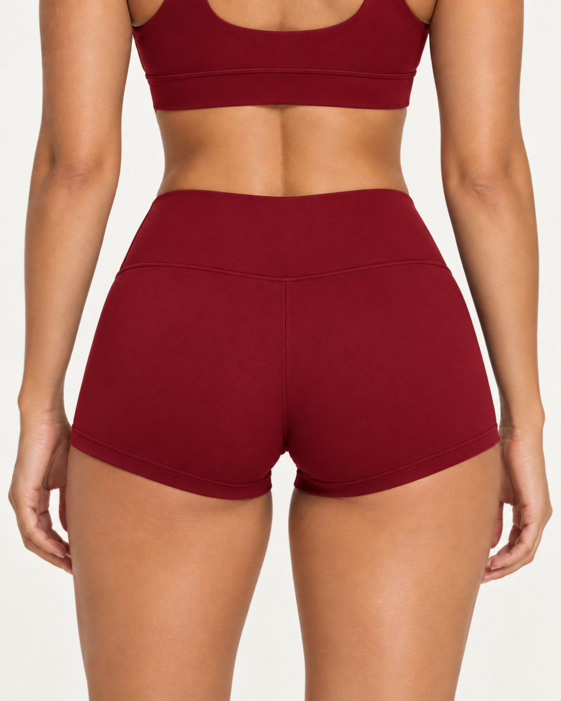 Sculptured Shorts • Cherry Red